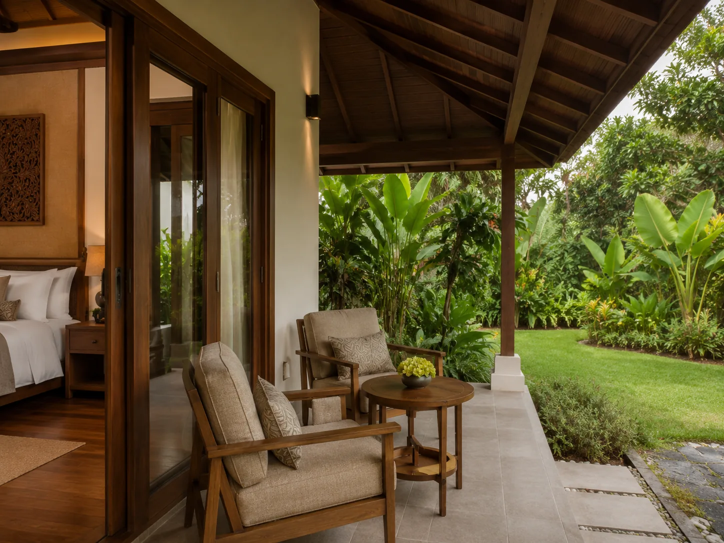 Deluxe Garden Room balcony