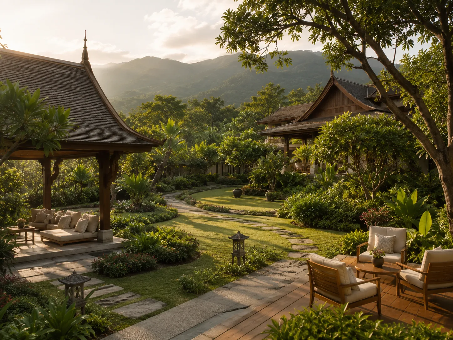 Lanna resort garden