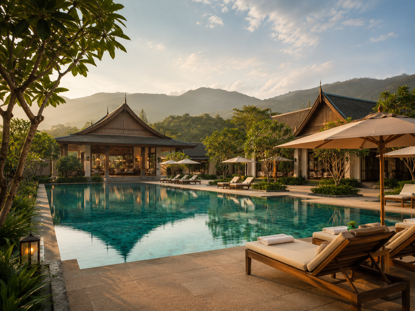 Outdoor swimming pool