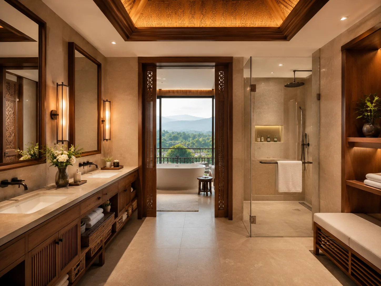 Mountain View Suite bathroom