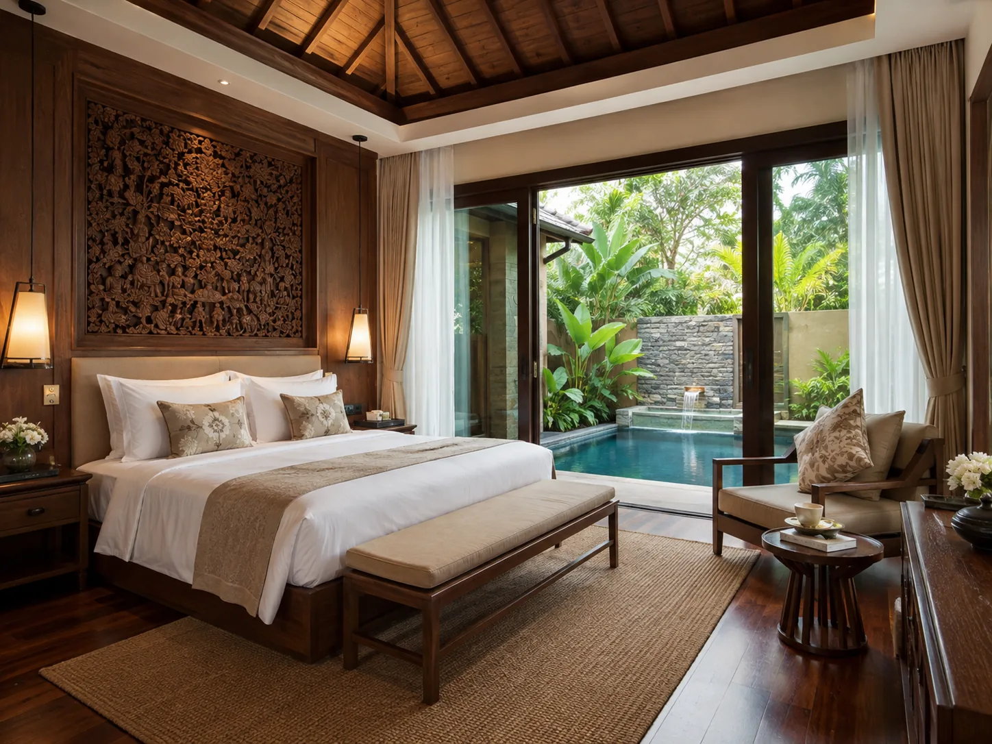 One Bedroom Pool Villa bedroom